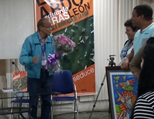 Homenaje de la Asociación Hermanos Saíz a Eduardo Heras León Homenaje de la Asociación Hermanos Saíz a Eduardo Heras León